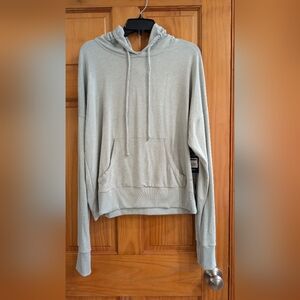 Ladies Gray Hoodie Sweater